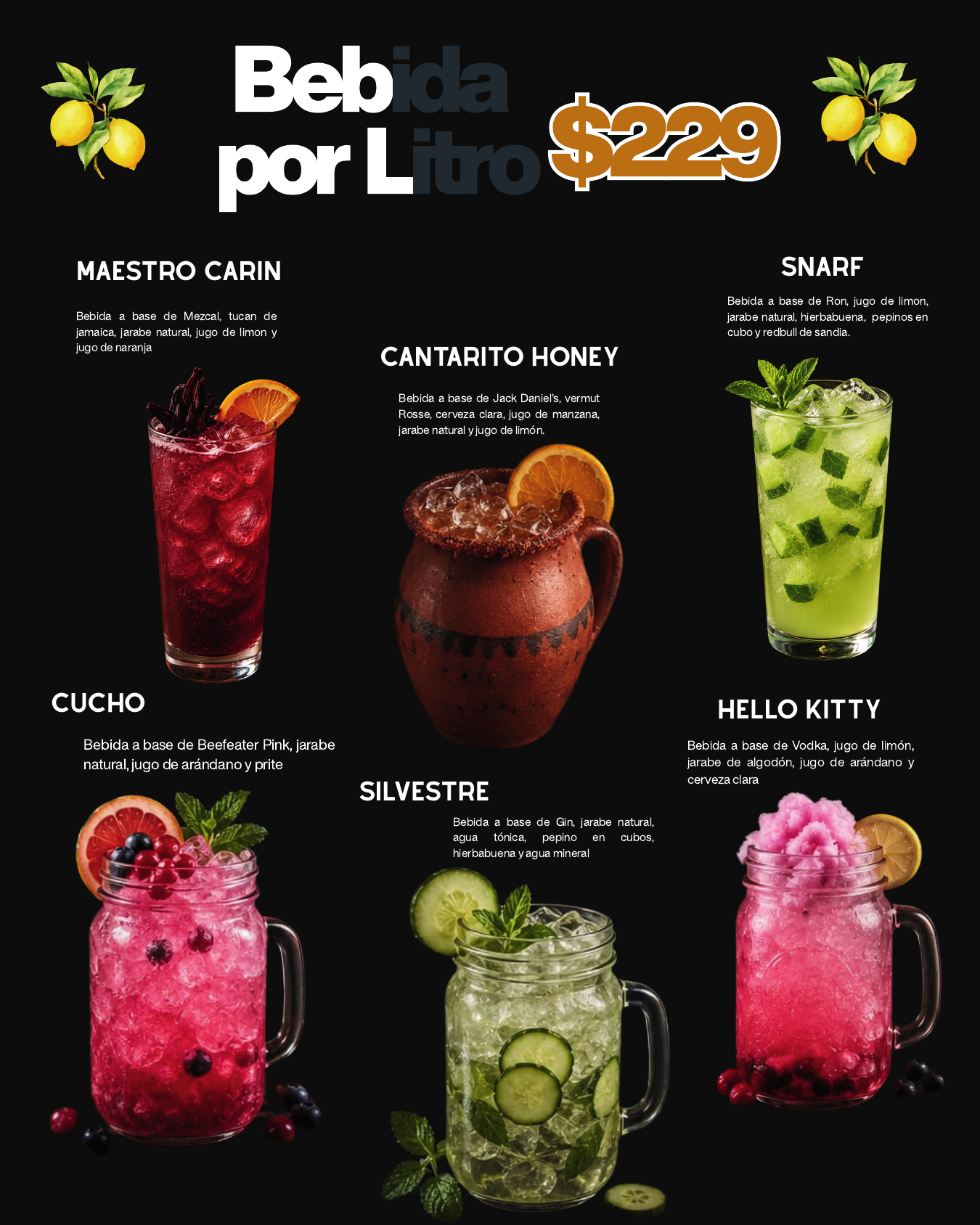 Bebidas especiales Napoli